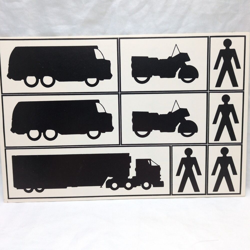 (3) Sheets Steve Jackson Games Car Wars Kill Stickers